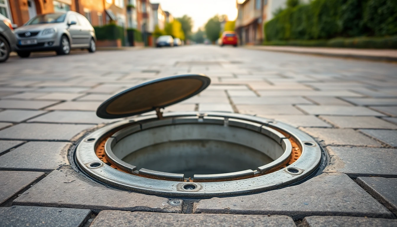 Drainage inspection chamber and tools in York